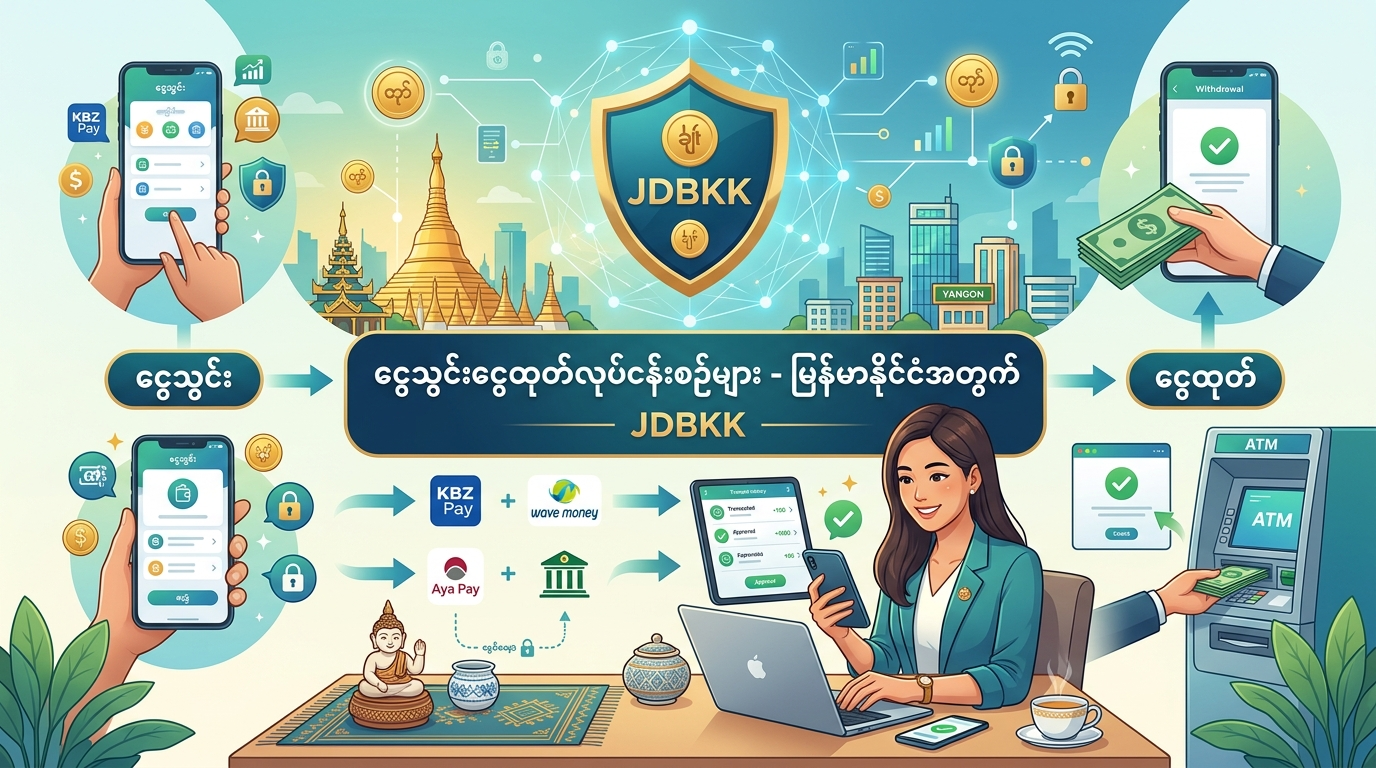 ငွေသွင်းငွေထုတ်လုပ်ငန်းစဉ်များ - မြန်မာနိုင်ငံအတွက်